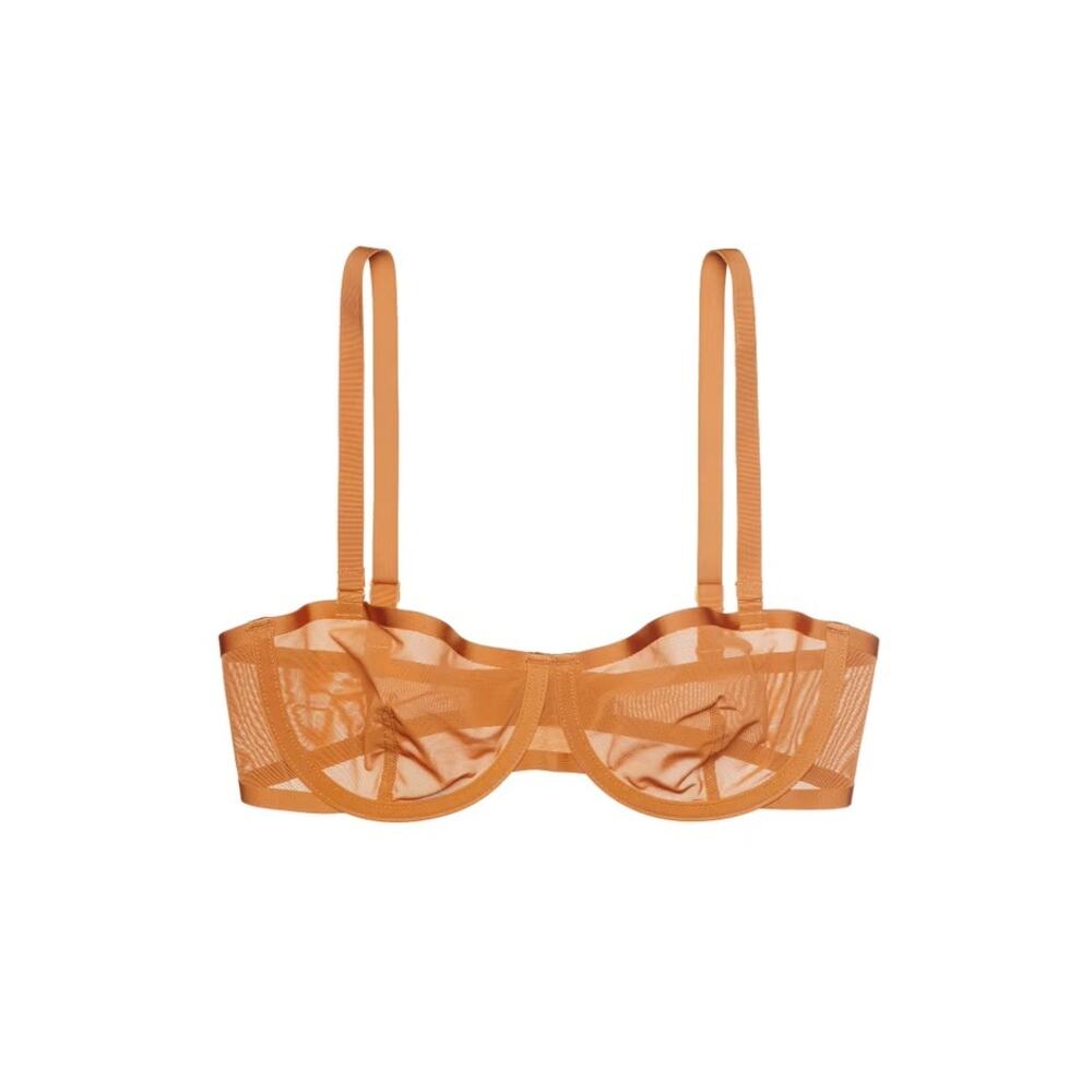 NWOT CUUP 32H The Balconette - Mesh - Caramel